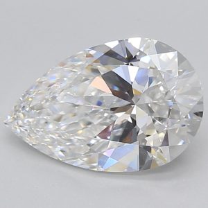 Pear 2.02ct D VVS2 Excellent Excellent Excellent None