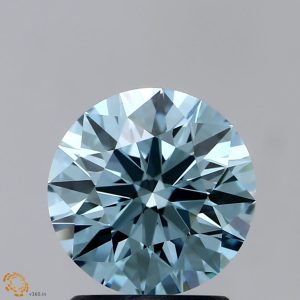 Round 1.50ct Fancy Blue VS1 Ideal Excellent Excellent None