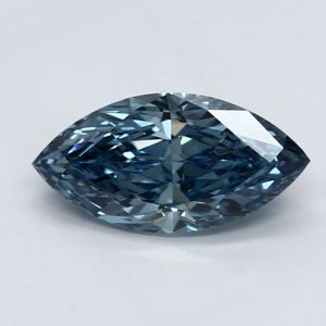 Marquise 1.55ct Fancy Blue VS2 Good Good None