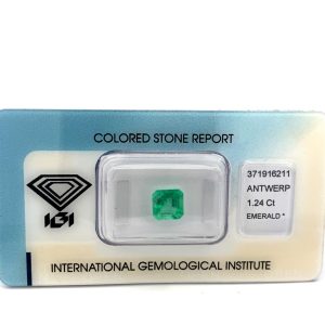 EMERALD OCTAGONAL CUT 1.24 COLUMBIA