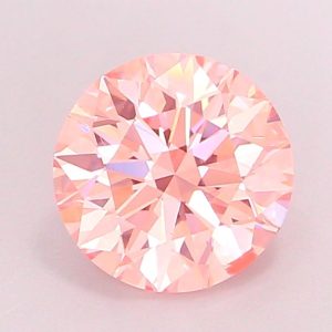 Round 2.01ct Fancy Pink SI1 Excellent Very Good Very Good Strong
