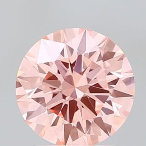 Round 2.00ct Fancy Pink VS1 Ideal Excellent Excellent Faint