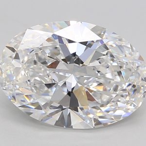Oval 3.01ct D VVS2 Excellent Excellent Excellent None