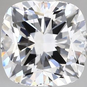 Cushion 3.94ct E VVS2 Very Good Excellent None