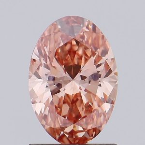Oval 1.10ct Fancy Pink VS1 Good Good Faint
