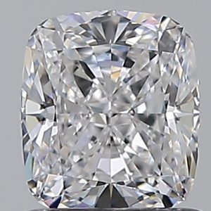 Cushion 1.00ct D VVS2 Excellent Excellent Excellent None