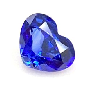 SAPPHIRE HEART CUT IGI CT:2.02 MM:7X9