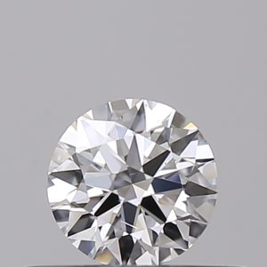 Round 0.31ct D VS2 Ideal Excellent Very Good None