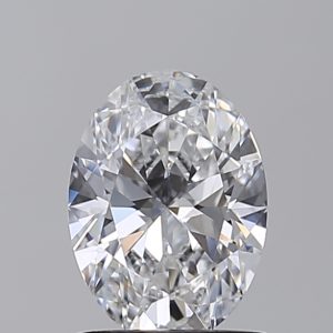 Oval 1.08ct D VVS1 Excellent Excellent Excellent None