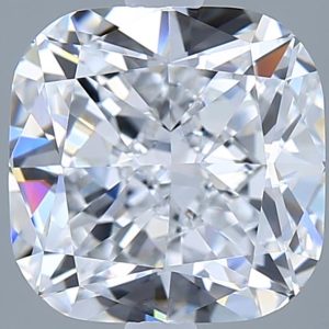Cushion 3.00ct D VVS2 Excellent Excellent None