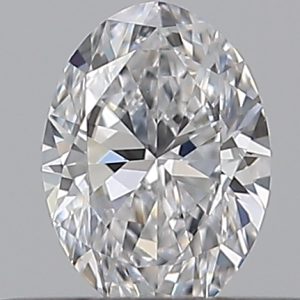 Oval 0.30ct D VS1 Excellent Very Good Good None
