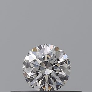 Round 0.18ct D VVS1 Very Good Excellent Excellent None