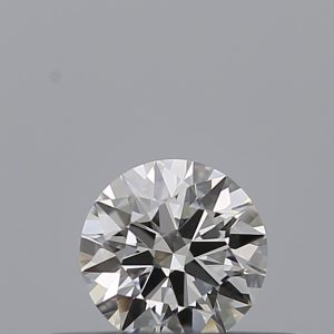 Round 0.25ct F IF Excellent Excellent Excellent None