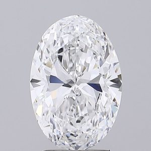 Oval 2.01ct D VVS1  Excellent Excellent None