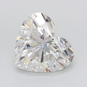 Heart 4.62ct D VS1 Excellent Excellent None