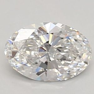 Oval 0.54ct D VVS2 Excellent Excellent None
