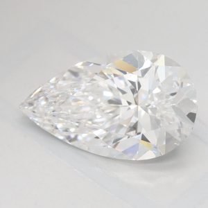 Pear 1.50ct D VVS1 Excellent Excellent None