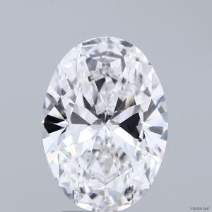 Oval 3.52ct E VS1 Very Good Excellent None