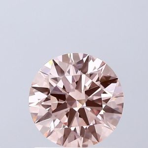 Round 1.07ct Fancy Pink VVS2 Ideal Excellent Excellent Faint