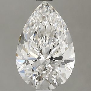 Pear 1.69ct F VS2 Excellent Excellent Excellent None