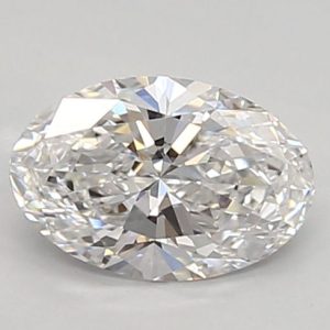 Oval 0.60ct D VVS2 Excellent Excellent None