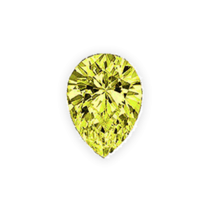 Pear 2.31ct Fancy Yellow VVS2  Excellent Excellent None