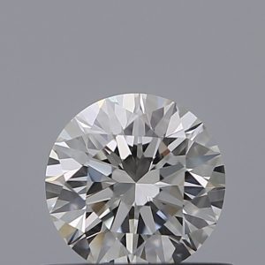 Round 0.50ct F VVS1 Excellent Excellent Excellent None