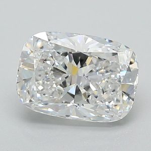 Cushion 1.59ct D VVS2 Excellent Excellent None