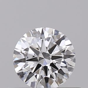 Round 0.42ct D VVS2 Excellent Excellent Excellent None