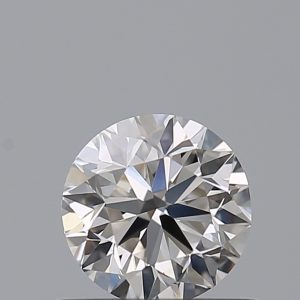 Round 0.50ct F VVS1 Very Good Excellent Very Good None