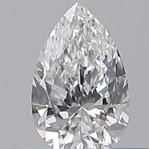 Pear 0.30ct D VS2 Very Good Very Good Very Good None