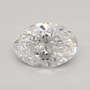 Oval 0.40ct D VVS2 Excellent Excellent None