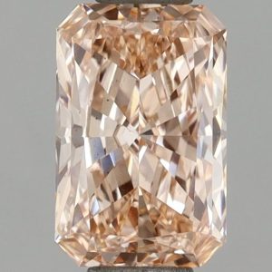 Radiant 1.00ct Fancy Pink VS2 Excellent Good Faint