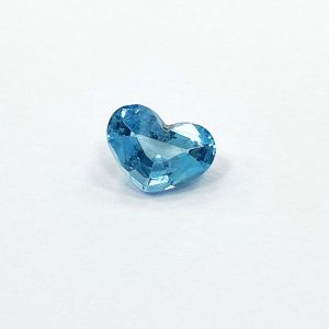 AQUAMARINE HEART CUT 6X8