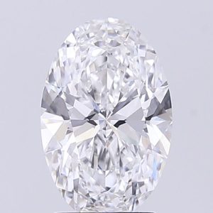 Oval 2.50ct D VVS2 Excellent Excellent None