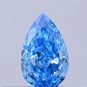 Pear 0.22ct Fancy Blue VVS2  Very Good Very Good None