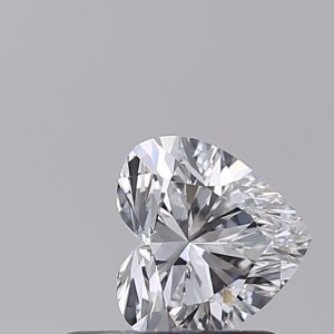 Heart 0.51ct D VVS2 Excellent Very Good Excellent None