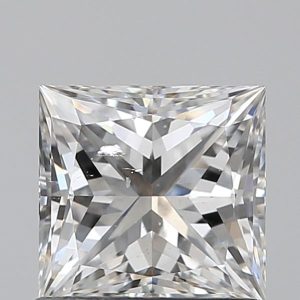 Princess 0.90ct F SI2 Very Good Excellent Excellent None