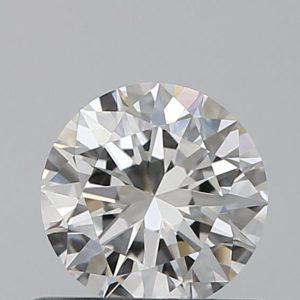 Round 0.50ct F VVS1 Excellent Excellent Excellent None