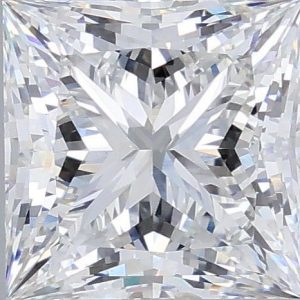 Princess 3.36ct D VVS2 Excellent Excellent None