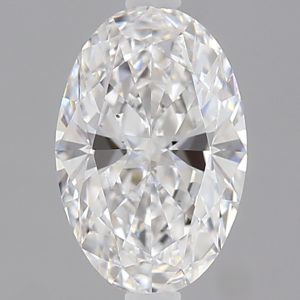 Oval 0.50ct D VS2  Excellent Very Good None