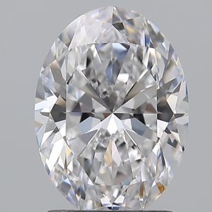 Oval 2.01ct D VVS1 Excellent Excellent Excellent None
