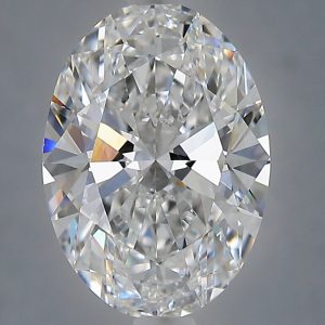 Oval 3.04ct D VVS2 Na Excellent Excellent None