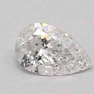Pear 0.58ct D VVS2 Excellent Excellent None