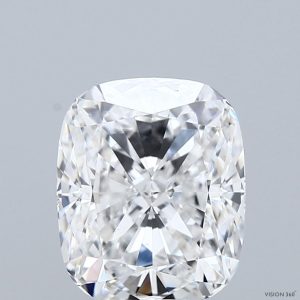 Cushion 3.59ct E VS1 Excellent Excellent None