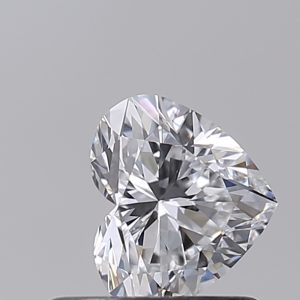 Heart 0.51ct D VVS1 Excellent Excellent Excellent None