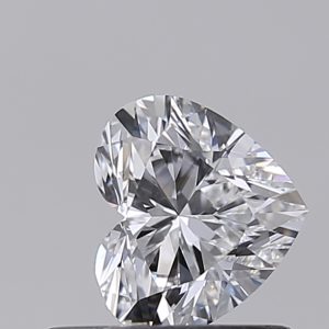 Heart 0.52ct D VVS1 Excellent Excellent Excellent None