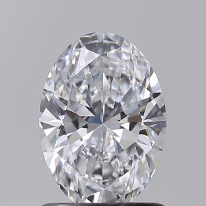 Oval 1.02ct D VVS1 Excellent Excellent Excellent None