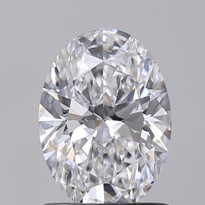 Oval 1.00ct D VVS1 Excellent Excellent Excellent None