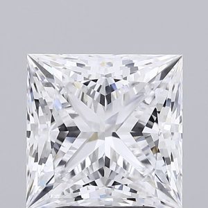 Princess 3.09ct D VVS2 Excellent Excellent None
